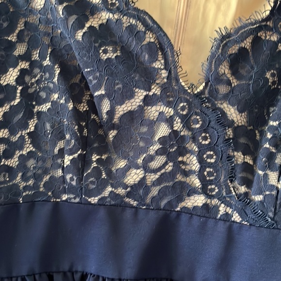 Eliza J cocktail navy blue dress. Size 10 - Picture 3 of 10
